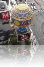 Paris Sign from the Paris Eiffel Tower Vegas