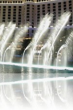Bellagio Fountains at night