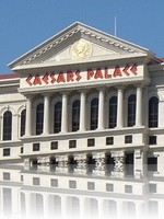 Caesars Palace over Lake Bellagio