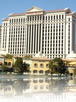Caesars Palace over Lake Bellagio