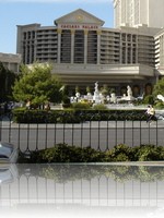 Caesars Palace looking over the strip
