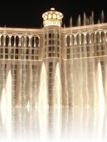 Bellagio Fountains During the Evening