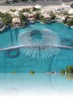 Bellagio Fountains from Paris Eiffel Tower