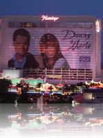 Caesars Palace Room looking at the Flamingo