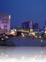 Caesars Palace Room looking at Ballys and The Flamingo