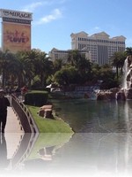 The Mirage Volcano during the Daytime