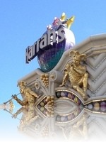 Harrahs Las Vegas next to McDonalds