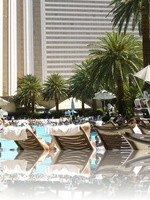 The Mirage Pool in August is HOT
