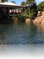 The Mirage Volcano during the Daytime