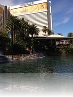 The Mirage Volcano during the Daytime