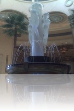 The Palazzo Fountain in the Lobby