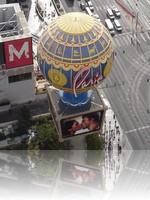 Paris Sign from the Paris Eiffel Tower Vegas