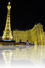 Paris Las Vegas HDR at night