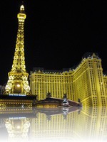 Paris Las Vegas HDR at night