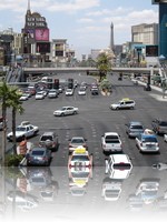 The Las Vegas Strip during the daytime